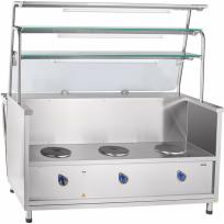 Прилавок-мармит ABAT ПМЭС-70Т-01 металл (ПРЕМЬЕР)