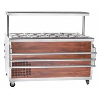 Холодильный прилавок ABAT ПВВ(Н)-70ПМ-01-НШ (самообслуживание)