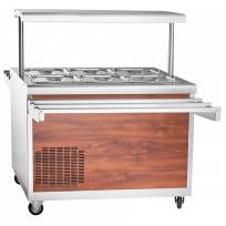 Холодильный прилавок ABAT ПВВ(Н)-70ПМ-НШ (самообслуживание)