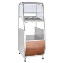 Прилавок для приборов и подносов ABAT ПСПХ-70T под дерево (ПРЕМЬЕР)