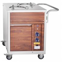 Прилавок для подогрева тарелок ABAT ПТЭ-70КМ(П)-80 (самообслуживание)