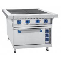 Электрическая плита ABAT ЭП-4ЖШ-01 (нерж. духовка)