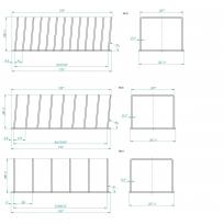 Съёмный держатель ABAT №65 (для котломоечных МПК 65-65 и МПК 130-65)
